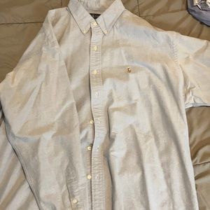 Light blue button up